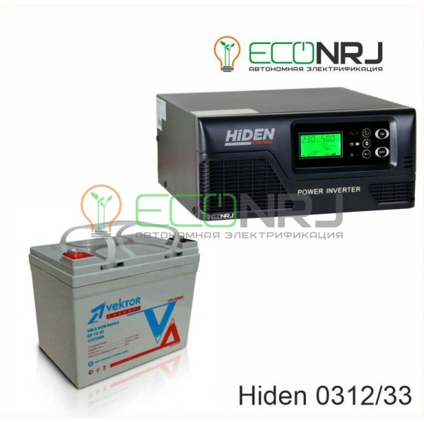 ИБП Hiden Control HPS20-0312 + Аккумуляторная батарея Vektor GL 12-33