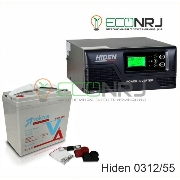 ИБП Hiden Control HPS20-0312 + Аккумуляторная батарея Vektor GL 12-55