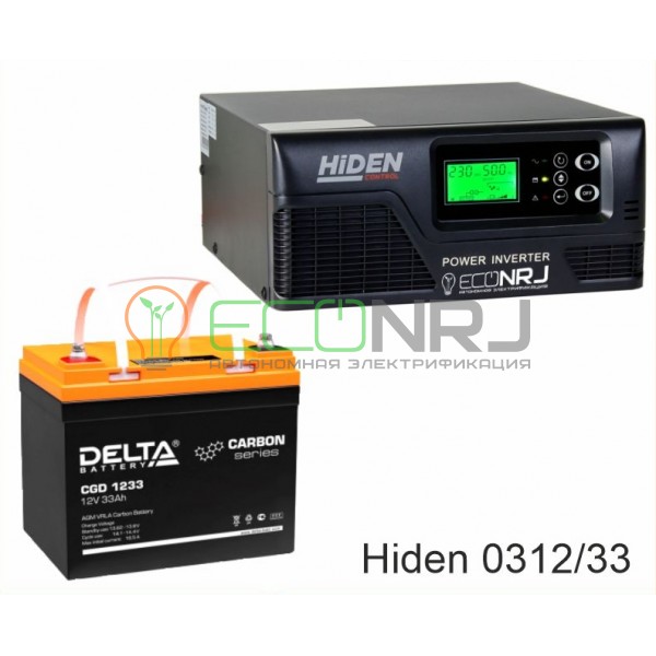 ИБП Hiden Control HPS20-0312 + Аккумуляторная батарея Delta CGD 1233