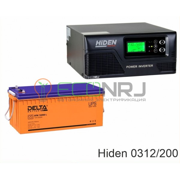 ИБП Hiden Control HPS20-0312 + Аккумуляторная батарея Delta DTM 12200 L