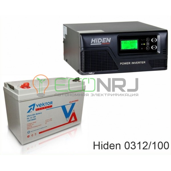 ИБП Hiden Control HPS20-0312 + Аккумуляторная батарея Vektor GL 12-100