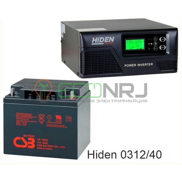 ИБП Hiden Control HPS20-0312 + Аккумуляторная батарея CSB GP12400