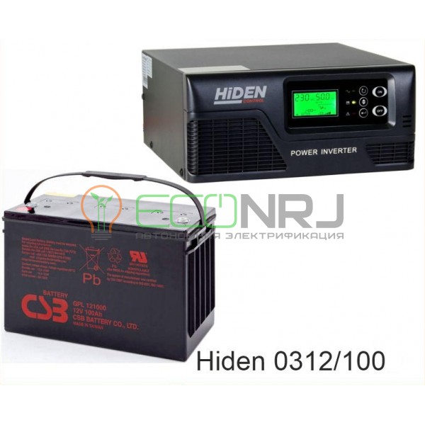 ИБП Hiden Control HPS20-0312 + Аккумуляторная батарея CSB GPL121000
