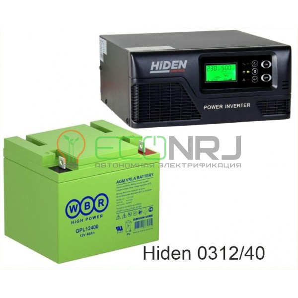 ИБП Hiden Control HPS20-0312 + Аккумуляторная батарея WBR GPL12400