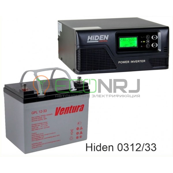 ИБП Hiden Control HPS20-0312 + Аккумуляторная батарея Ventura GPL 12-33