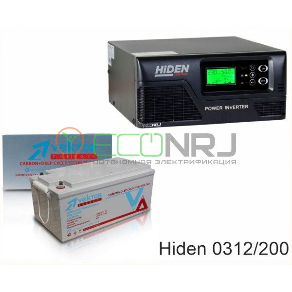 ИБП Hiden Control HPS20-0312 + Аккумуляторная батарея Vektor VPbC 12-200