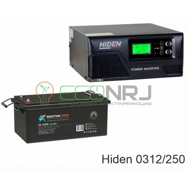 ИБП Hiden Control HPS20-0312 + Аккумуляторная батарея ВОСТОК PRO СК-12250