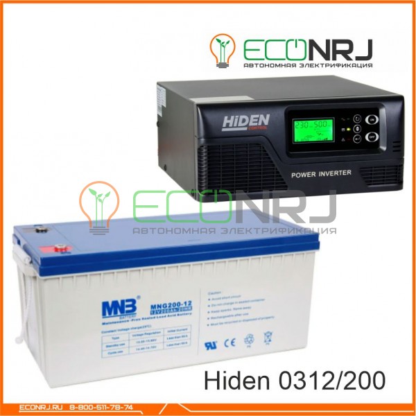 ИБП Hiden Control HPS20-0312 + Аккумуляторная батарея MNB MNG200-12
