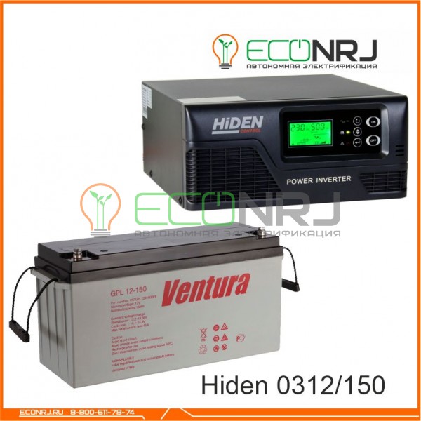 ИБП Hiden Control HPS20-0312 + Аккумуляторная батарея Ventura GPL 12-150