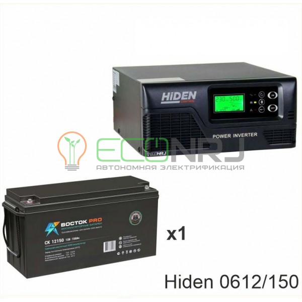 ИБП Hiden Control HPS20-0612 + Аккумуляторная батарея ВОСТОК PRO СК-12150