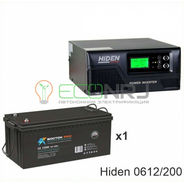 ИБП Hiden Control HPS20-0612 + Аккумуляторная батарея ВОСТОК PRO СХ-12200
