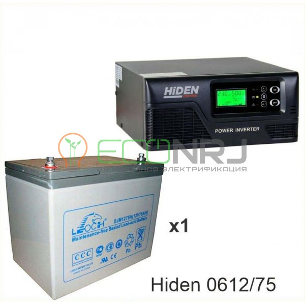 ИБП Hiden Control HPS20-0612 + Аккумуляторная батарея LEOCH DJM1275