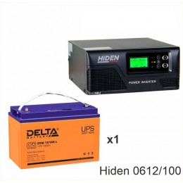 ИБП Hiden Control HPS20-0612 + Delta DTM 12100 L