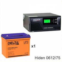 ИБП Hiden Control HPS20-0612 + Delta DTM 1275 L