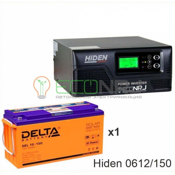 ИБП Hiden Control HPS20-0612 + Аккумуляторная батарея Delta GEL 12-150