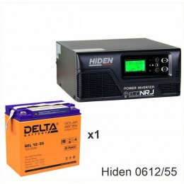 ИБП Hiden Control HPS20-0612 + Delta GEL 12-55