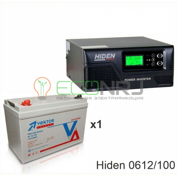 ИБП Hiden Control HPS20-0612 + Аккумуляторная батарея Vektor GL 12-100