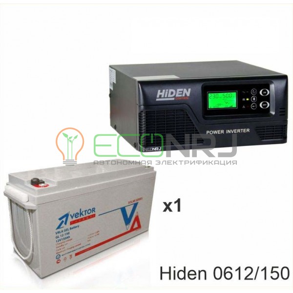 ИБП Hiden Control HPS20-0612 + Аккумуляторная батарея Vektor GL 12-150