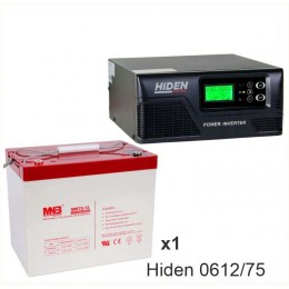 ИБП Hiden Control HPS20-0612 + MNB MМ75-12
