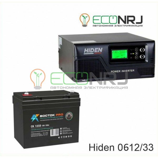 ИБП Hiden Control HPS20-0612 + Аккумуляторная батарея ВОСТОК PRO СК-1233