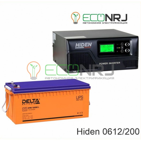 ИБП Hiden Control HPS20-0612 + Аккумуляторная батарея Delta DTM 12200 L