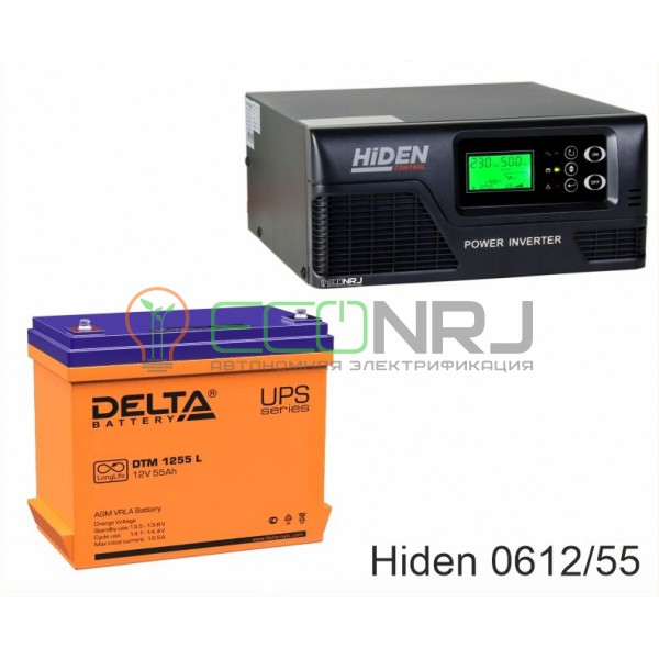 ИБП Hiden Control HPS20-0612 + Аккумуляторная батарея Delta DTM 1255 L