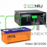 ИБП Hiden Control HPS20-0612 + Аккумуляторная батарея Delta GEL 12-200