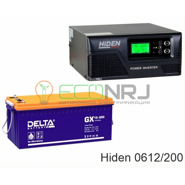 ИБП Hiden Control HPS20-0612 + Аккумуляторная батарея Delta GX 12-200