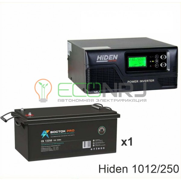 ИБП Hiden Control HPS20-1012 + Аккумуляторная батарея ВОСТОК PRO СК-12250