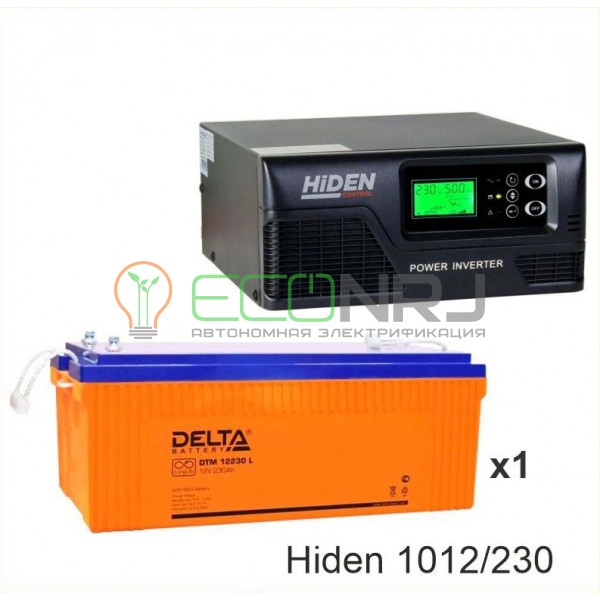 ИБП Hiden Control HPS20-1012 + Аккумуляторная батарея Delta DTM 12230 L