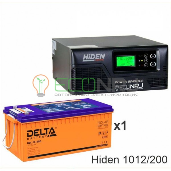 ИБП Hiden Control HPS20-1012 + Аккумуляторная батарея Delta GEL 12-200