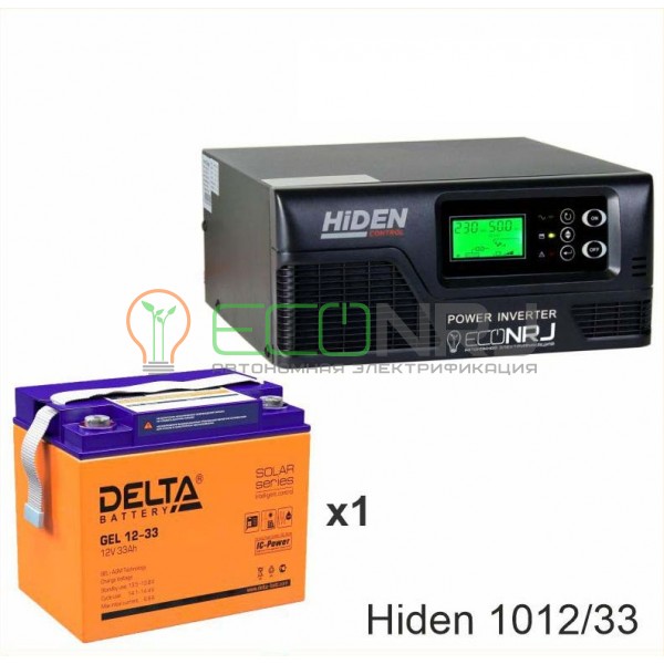 ИБП Hiden Control HPS20-1012 + Аккумуляторная батарея Delta GEL 12-33