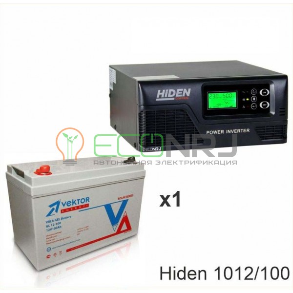 ИБП Hiden Control HPS20-1012 + Аккумуляторная батарея Vektor GL 12-100