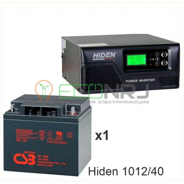 ИБП Hiden Control HPS20-1012 + Аккумуляторная батарея CSB GP12400