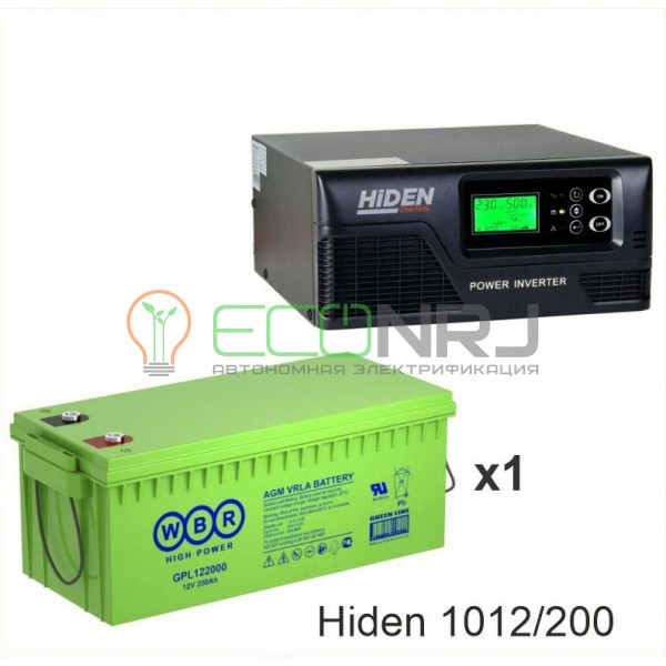ИБП Hiden Control HPS20-1012 + Аккумуляторная батарея WBR GPL122000