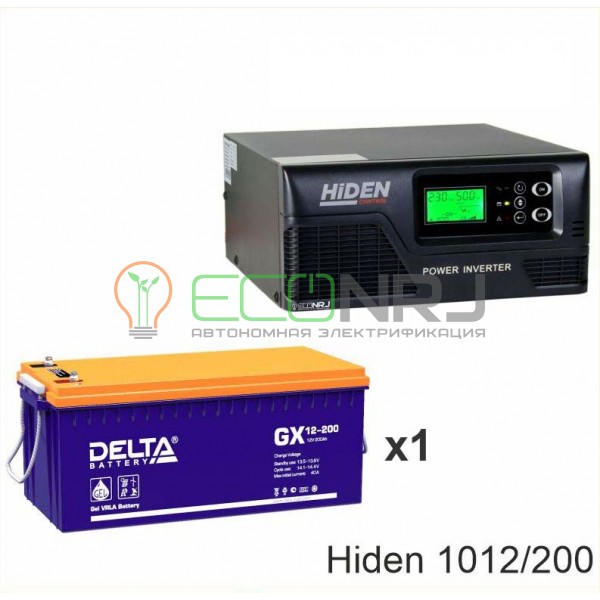 ИБП Hiden Control HPS20-1012 + Аккумуляторная батарея Delta GX 12-200