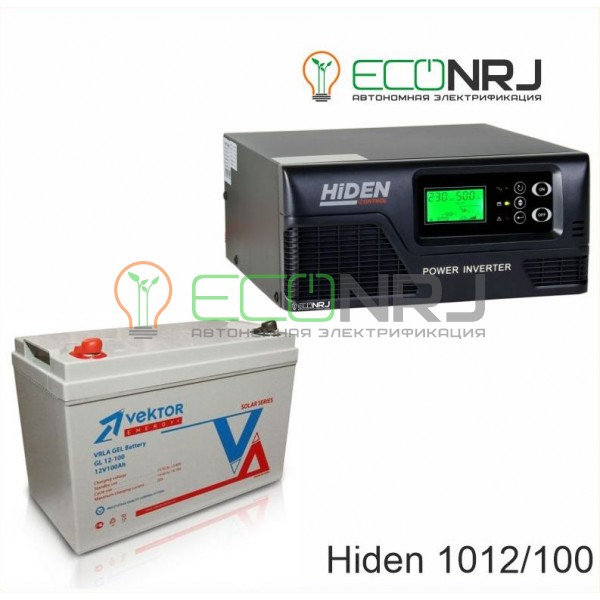ИБП Hiden Control HPS20-1012 + Аккумуляторная батарея Vektor GL 12-100