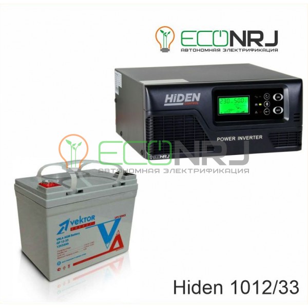 ИБП Hiden Control HPS20-1012 + Аккумуляторная батарея Vektor GL 12-33