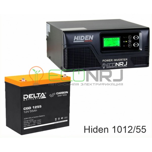 ИБП Hiden Control HPS20-1012 + Аккумуляторная батарея Delta CGD 1255