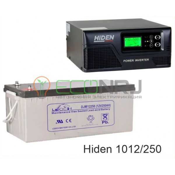ИБП Hiden Control HPS20-1012 + Аккумуляторная батарея LEOCH DJM12250