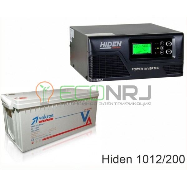 ИБП Hiden Control HPS20-1012 + Аккумуляторная батарея Vektor GL 12-200