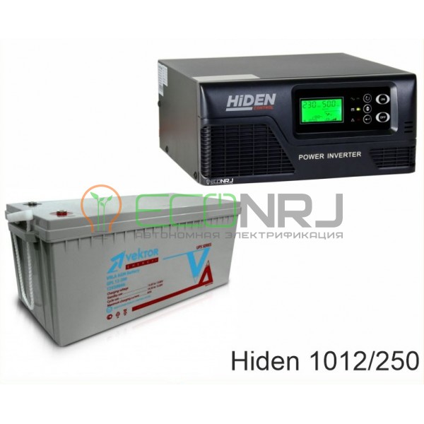 ИБП Hiden Control HPS20-1012 + Аккумуляторная батарея Vektor GL 12-250