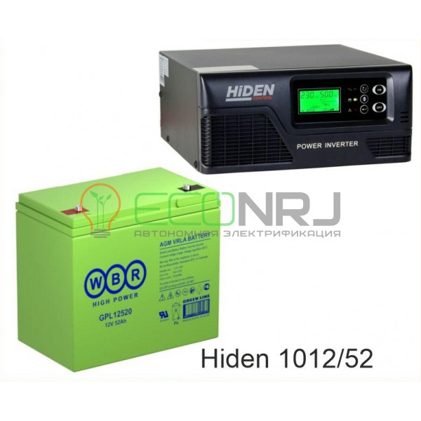 ИБП Hiden Control HPS20-1012 + Аккумуляторная батарея WBR GPL12520