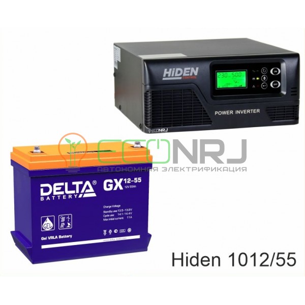 ИБП Hiden Control HPS20-1012 + Аккумуляторная батарея Delta GX 12-55