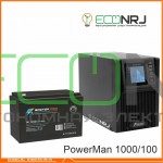 ИБП POWERMAN ONLINE 1000 Plus + Аккумуляторная батарея ВОСТОК PRO СК-12100