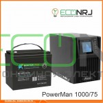 ИБП POWERMAN ONLINE 1000 Plus + Аккумуляторная батарея ВОСТОК PRO СК-1275