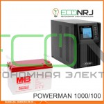 ИБП POWERMAN ONLINE 1000 Plus + Аккумуляторная батарея MNB MМ100-12