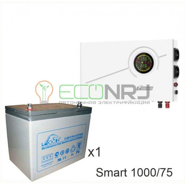 ИБП Powerman Smart 1000 INV + Аккумуляторная батарея LEOCH DJM1275