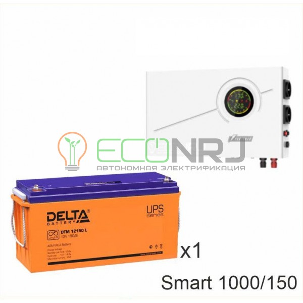 ИБП Powerman Smart 1000 INV + Аккумуляторная батарея Delta DTM 12150 L