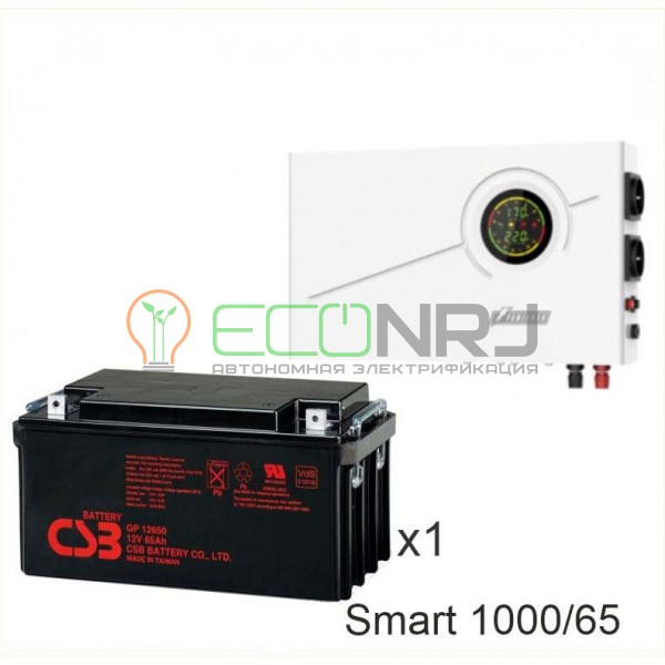 ИБП Powerman Smart 1000 INV + Аккумуляторная батарея CSB GP12650
